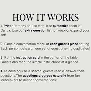 Instructions for a printable book club activity featuring clever question prompts to encourage book talk among reading friends. Perfect for bookish girls’ nights and themed book parties.