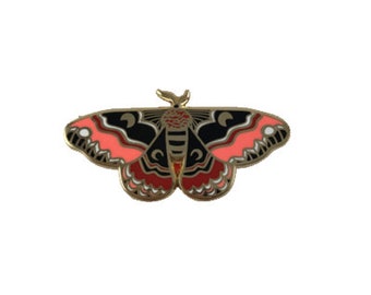 Enamel Pin Color Moth