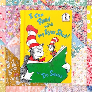 Ich kann mit geschlossenen Augen lesen - von Dr. Seuss - AnfängerbücherLesen lernen - Hardcover 1978