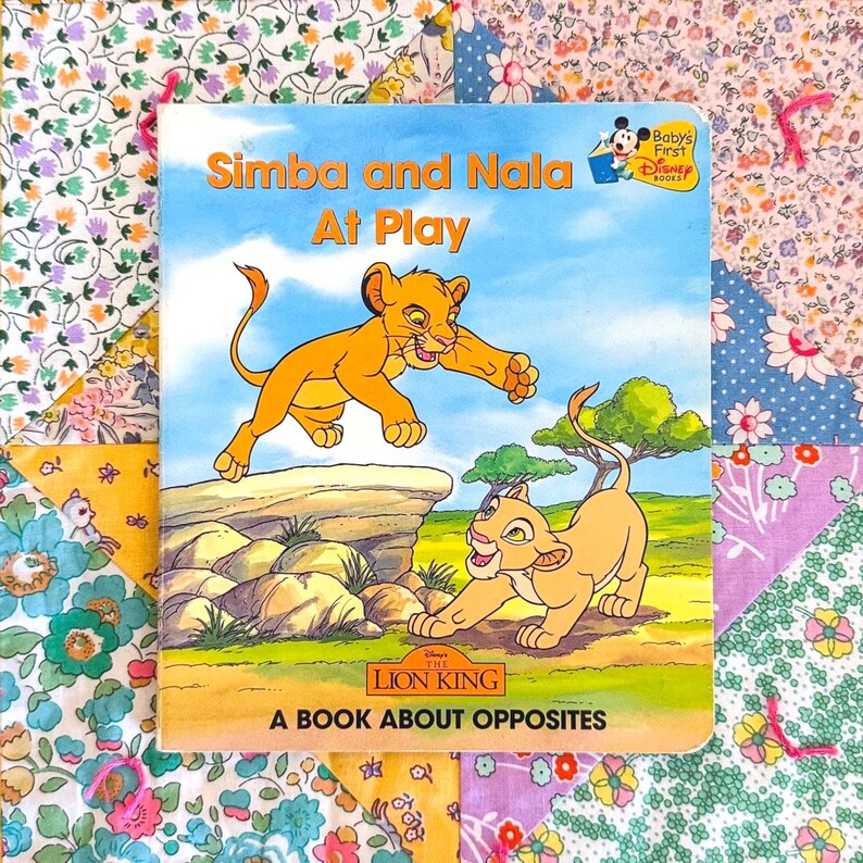 Simba and Nala at Play - A Book About Opposites - Disney's the Lion ...