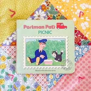 Le pique-nique de Pat du facteur - livre cartonné vintage - 1994 Dean