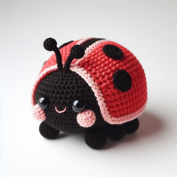 Modèle de décoration crochet coccinelle coccinelle doudou insectes insectes