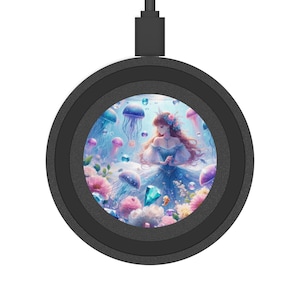 Quake Wireless Charging Pad | Mobile Phone Charger |Gems of the Sea | Princess 3