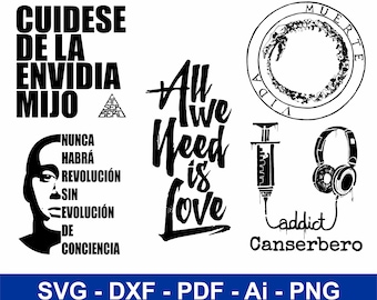 CANSERBERO SVG, Digital File Svg, PNG, Pdf, Ai - Instant Download