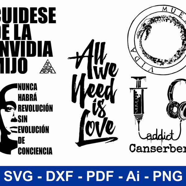 CANSERBERO SVG, Digital File Svg, PNG, Pdf, Ai - Instant Download