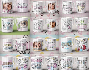 Mug Template Mothers Day, Templates Mothers Day, Mugs Mothers Day PNG, Designs High Quality PNG + Mockups, Digital Files Instant Download