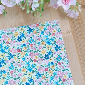 Water Soluble Transfer Sheet for Polymer Clay Jewelry Making - Spring Flowers 05