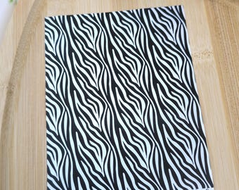 Water Soluble Transfer Sheet - Zebra