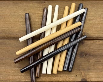 5pc+ buffelbot 4" haarpijpkralen, witte botkralen, zwarte botkralen, bruine botkralen, antieke botkralen, buisbeenkralen, bot