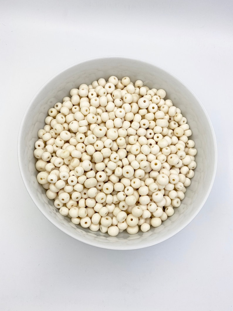Bulk Beads bone Round Bead Lot Ox Smooth Bone PowWow Buffalo 14lb 10-15mm White Bone Bead Mix Jewelry Supplies 4oz Native Tribal