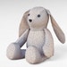 Memory Bunny Pattern, Keepsake Bunny Sewing Pattern, Rabbit Soft Toy ...