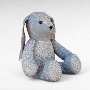 Memory Bunny Pattern, Keepsake Bunny Sewing Pattern, Rabbit Soft Toy ...