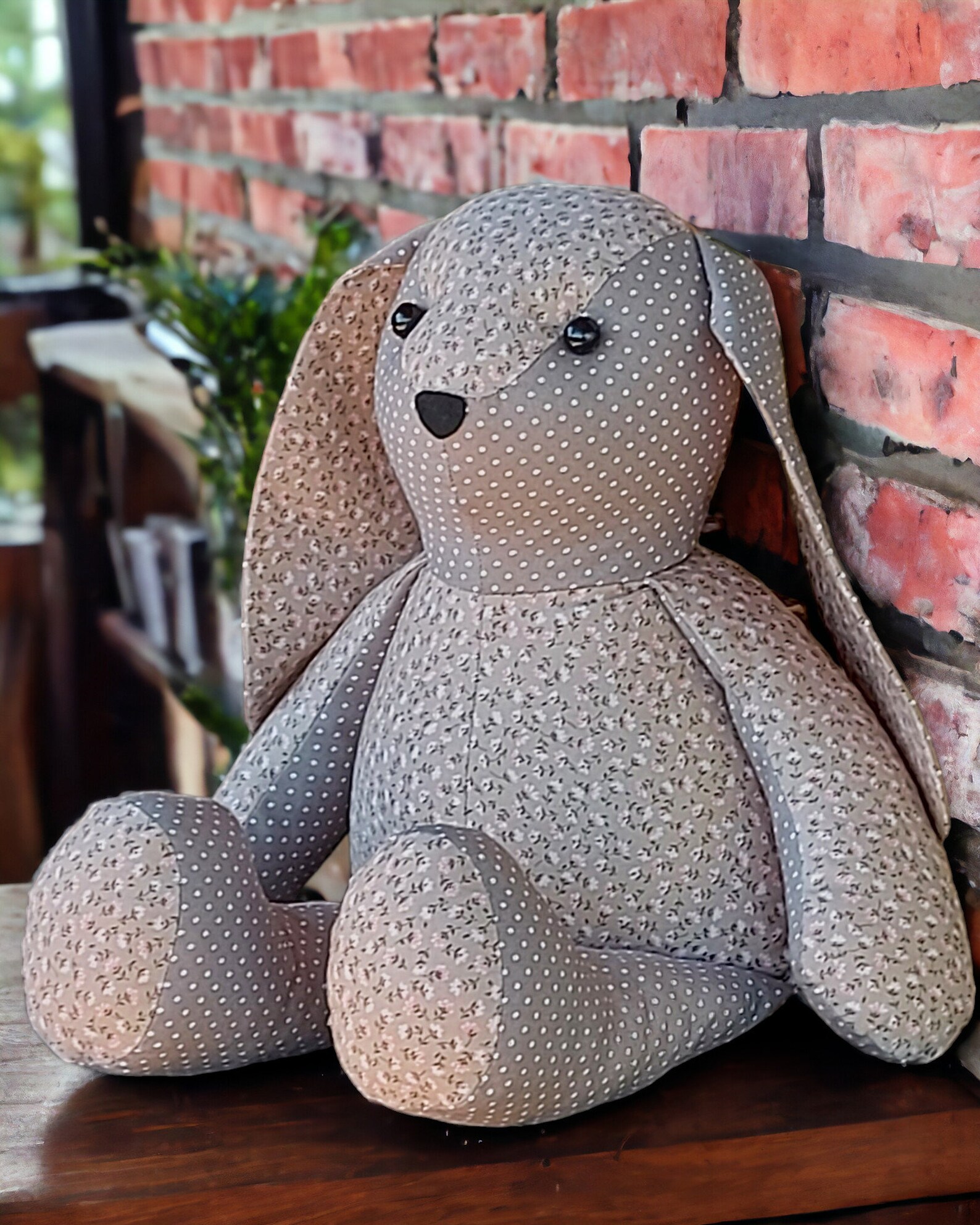 Memory Bunny Pattern, Keepsake Bunny Sewing Pattern, Rabbit Soft Toy ...