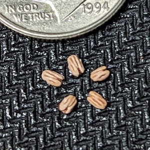 1:12 Pecans, Dollhouse Miniature, One inch scale, realistic looking food, bakery, faux charcuterie