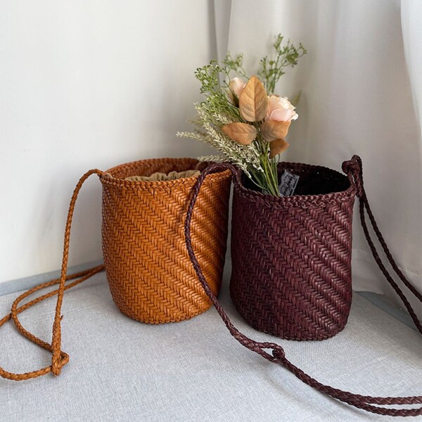 Woven Women's Tote - Large Shoulder Bag, Perfect Gift for Mom or Wife, Soft Everyday Tote