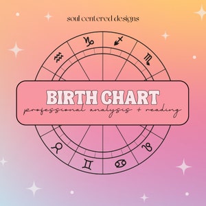 Birth Chart Report, Astrology Reading, Professional Astrology Analysis, Spiritual Reading, Natal Chart, Bday Gifts for Friends