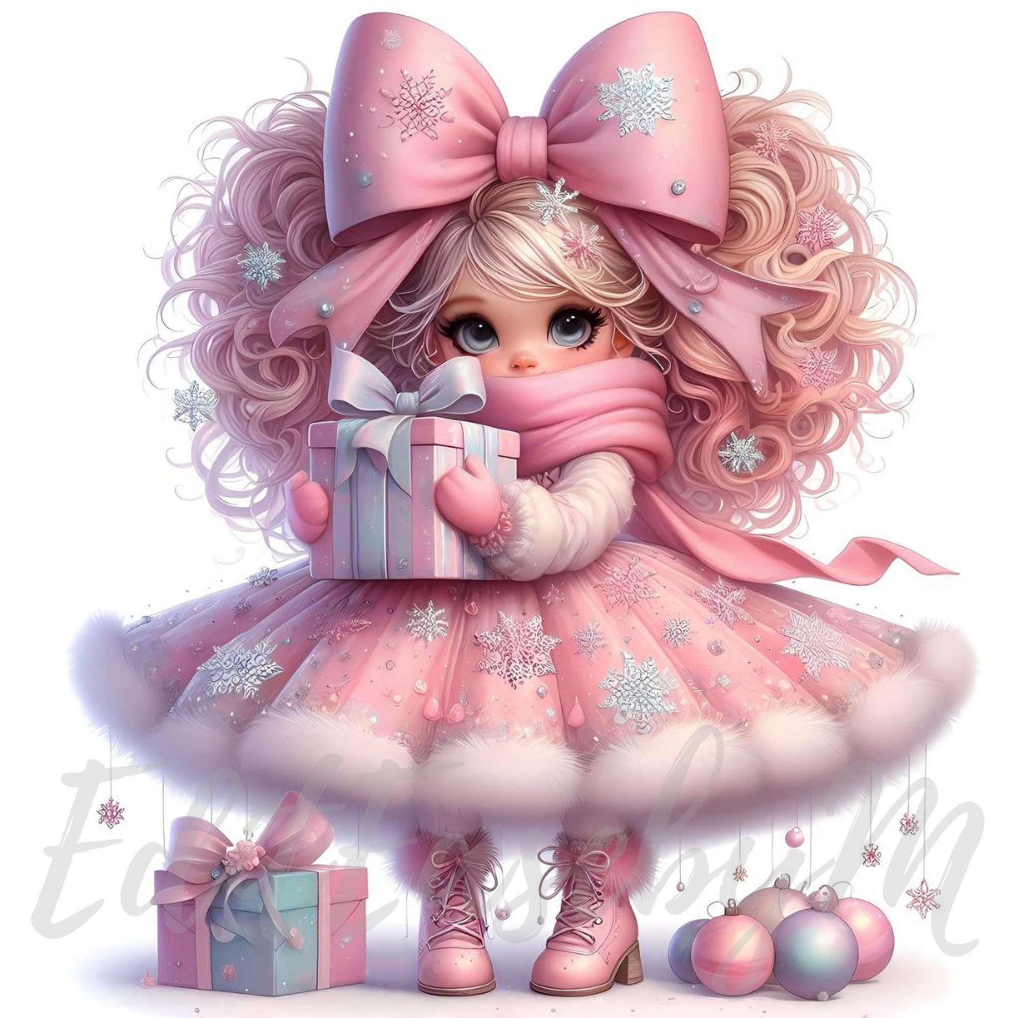 Pink Coquette Doll Clipart 10 High quality 300 DPI Jpegs Commercial Pink Coquette Doll Clipart 10 High quality 300 DPI Jpegs Commercial