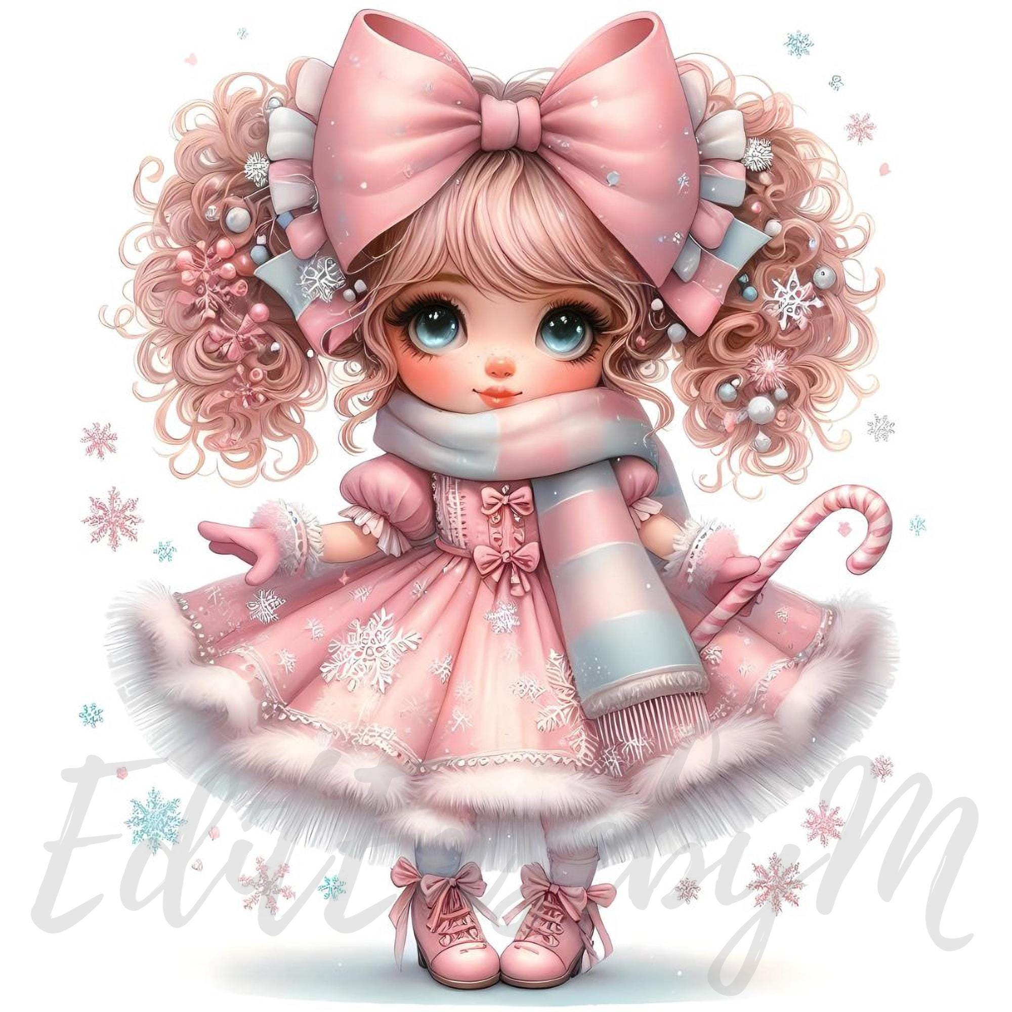 Pink Coquette Doll Clipart 10 High quality 300 DPI Jpegs Commercial Pink Coquette Doll Clipart 10 High quality 300 DPI Jpegs Commercial