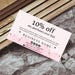 Editable Pink Coupon Card Template Custom Elegant Marketing Card for ...