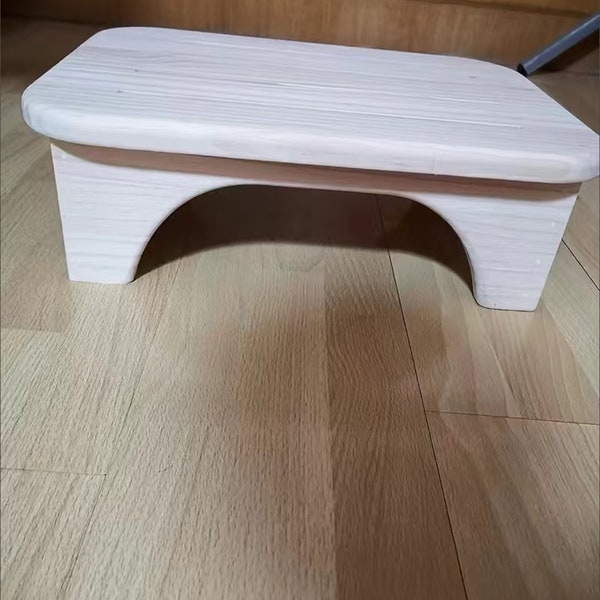 Solid Wood Low Stool: Children's Stool, Bedside Footstool, Sofa Stool - Creative Modern Furniture with Simple Design and Anti-Slip Base