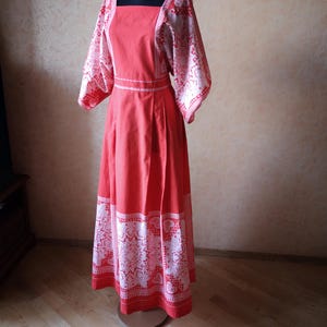 finnish design dress Fenno Sport 1970s Finnish Design Striped Cotton Tent Dress Featherstone Vintage