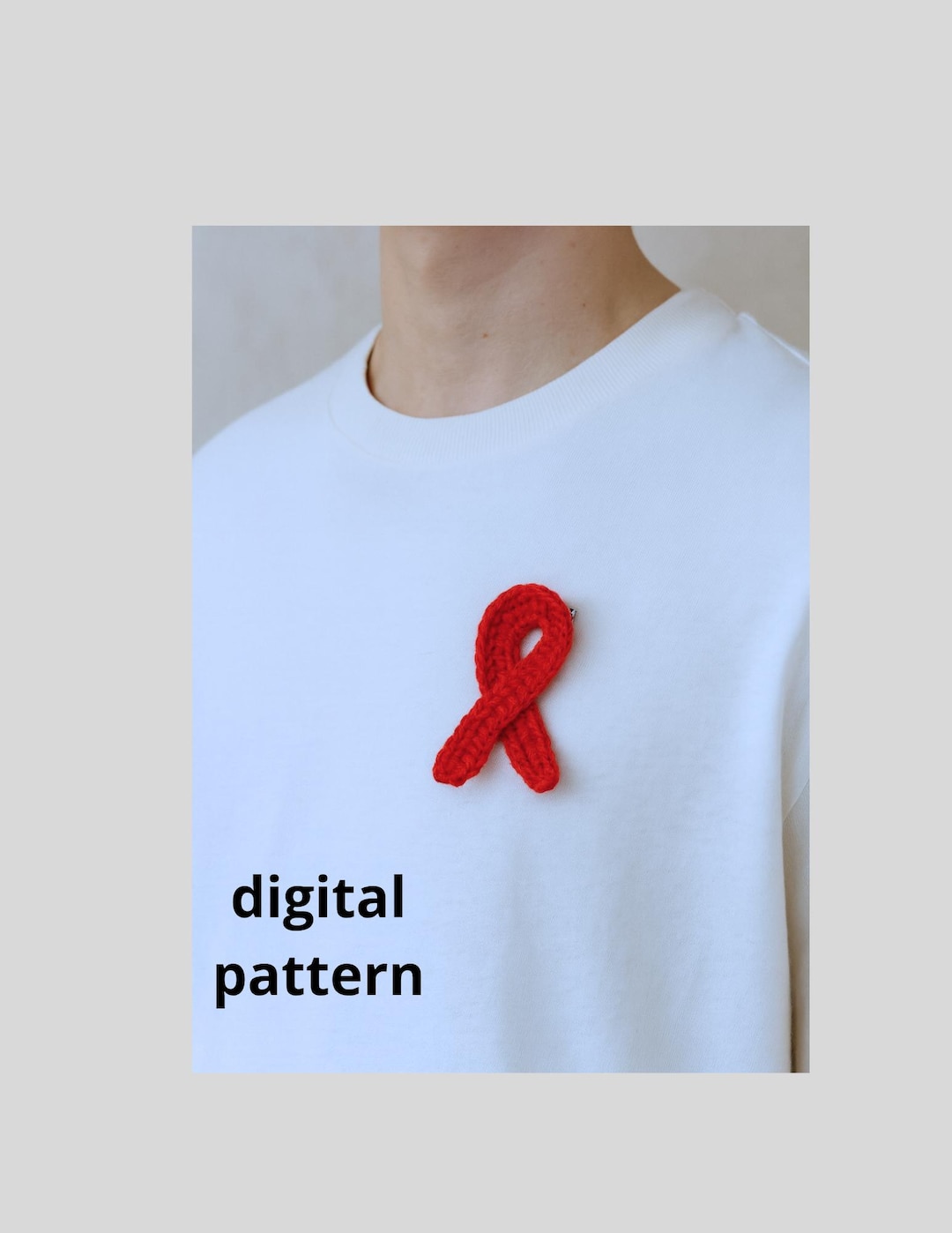 Awareness Ribbon Crochet Pattern With Bonus Printable Message | Support ...