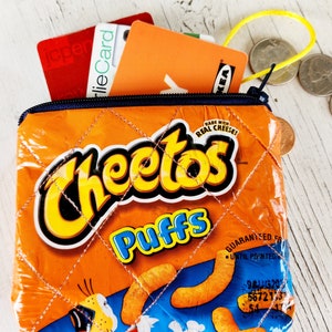 Fantastix Recycled Bag, Coin Bag/ Chili Cheese Cheetos, Coin Purse, Change  Bag, Card Holder, Holiday Gifts, Birthday Gifts, Gift Card Holder 