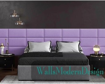 SET Headboard soft panels (Upholstered soft bumper, soft wall padding) and padded boards, head panel, wall cushion, wandkissen, wandpaneele