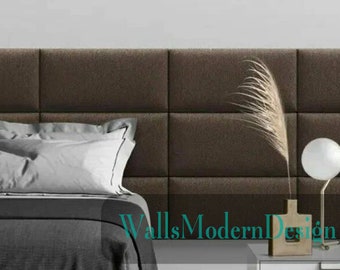 SET Headboard soft panels (Upholstered soft bumper, soft wall padding) and padded boards, head panel, wall cushion, wandkissen, wandpaneele