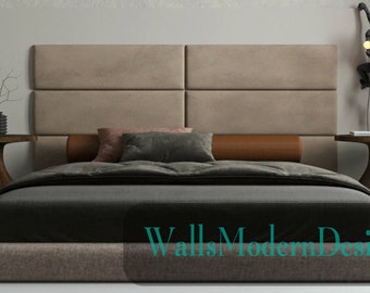 SET 100*30 cm Headboard soft panels (Upholstered soft bumper, soft wall padding) and padded boards, wall cushion, wandkissen, wandpaneele