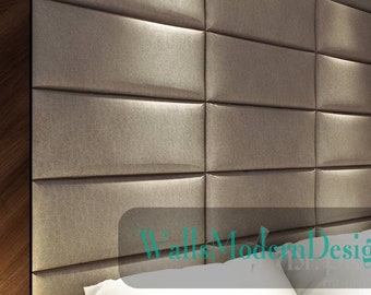 SET panels 60*30 cm Headboard soft panels (Upholstered soft bumper, soft wall padding) padded boards, wall cushion, wandkissen, wandpaneele