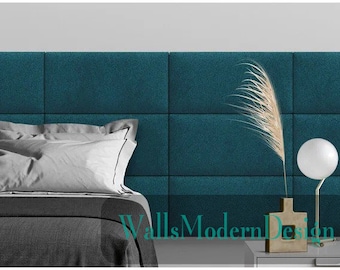 SET 60*30 cm Headboard soft panels (Upholstered soft bumper, soft wall padding) padded boards, wall cushion, wandkissen, wandpaneele