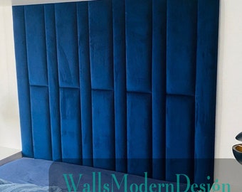 ANY SIZE Headboard soft panels Upholstered bumper, soft wall padding padded boards, wall cushion, wandkissen, wandpaneele,holstered panel