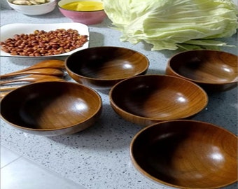 Artisan Wooden Bowls for Rustic Kitchen Charm