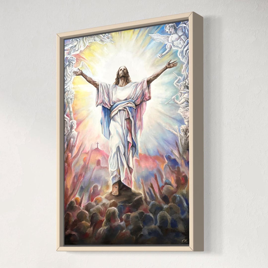 Resurrection Canvas Print - Jesus Art, Christ Art, Modern Christian ...