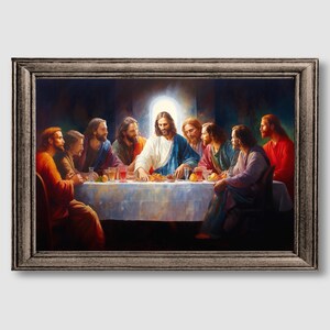 Jesus Last Supper - Digital File Download