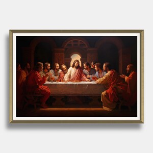 Last Supper - Framed Art Print
