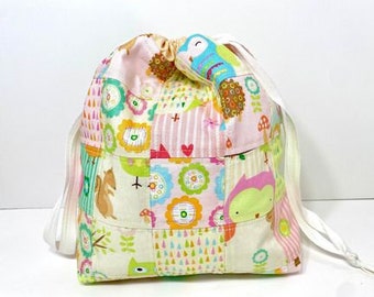 Owl & Co Drawstring Bag  #1