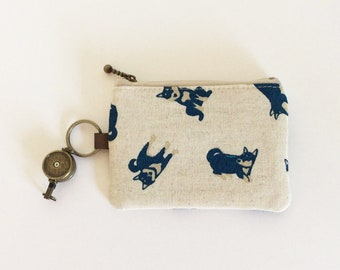 Travel pass case (Shiba-inu natural)