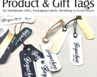 Etiquetas de regalo de boda personalizadas: etiquetas de regalo minimalistas, cartulina personalizada