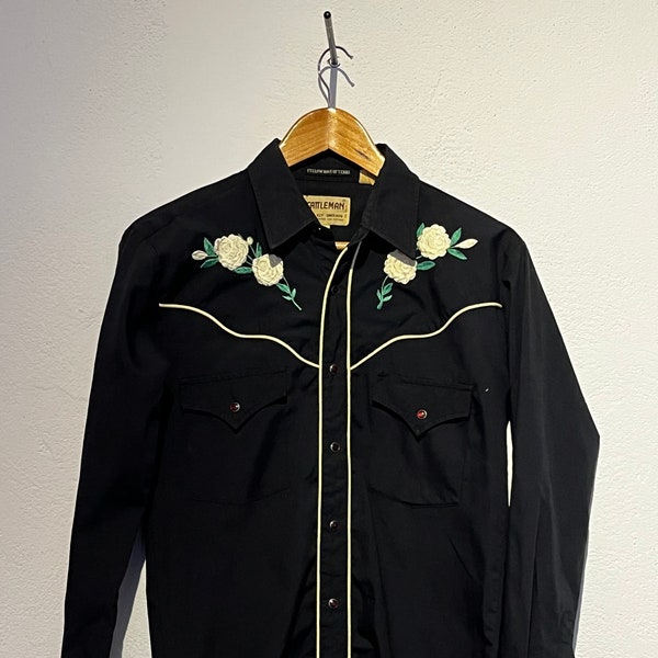 Vintage Cattleman Cowboy shirt made in korea