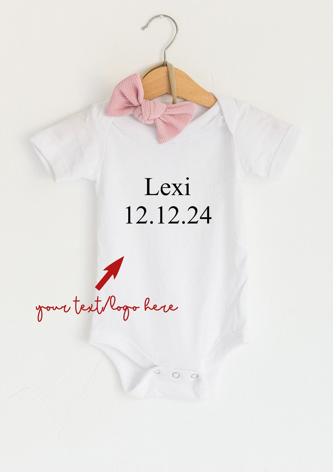 Body Bimbo "piccolo Simpatico Elefantino, Personalizzabile Con Il Nome Desiderato" Regalo Nascita Compleanno Per Bimbo A - Foto 5