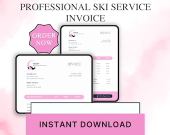 Professional Service Invoice Planner | Streamline Your Billing Process | Printable Templates Elegant Invoice Organizer for Professionals