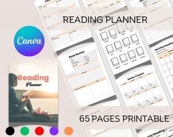 Reading Planner | Track Your Books & Set Reading Goals Ultimate. Reading Journal | Organize Your Reading Adventures.