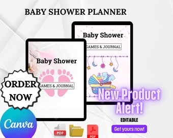 Ultimate Baby Shower Planner | Organize the Perfect Celebration Baby Shower Planning Guide | Stress-Free Event Coordination.
