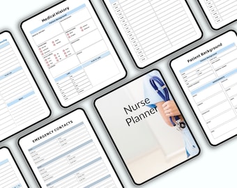 Nurse Planner: Daily Organizer for Healthcare Professionals | Shift Schedule & Patient Tracker, Nurse Life Planner Organizer for Nurses