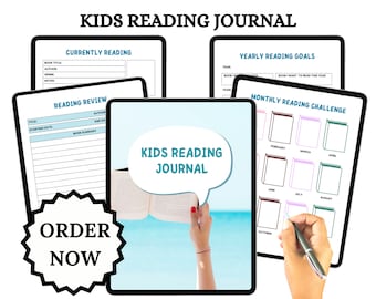 Kids Reading Journal | Track Your Books & Adventures Ultimate Reading Journal for Kids | Foster a Love of Reading.