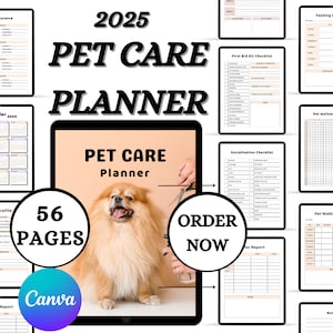 Pet Care Organizer Bundle | Digital Download for Efficient Health Records, Routine Care & Pet Happiness