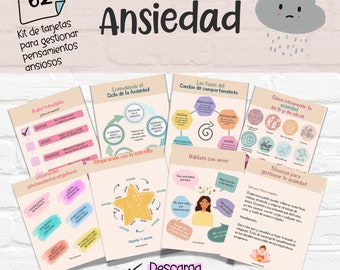 Anxiety Cards – 62 Techniques to Calm, Regulate, and Cope with Emotions | Printable PDF | Affirmations, Breathing, Anchoring