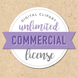 Unlimited Commercial License for Digital Clipart Set
